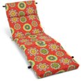 thumbnail image 1 of Blazing Needles 72-inch by 24-inch Outdoor Chaise Lounge Cushion Farrington Terrace Grenadine, 1 of 5