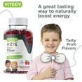 thumbnail image 4 of VITEEY Prebiotic Fiber Gummies for Kids 4g, Digestive Health Support, Fruit Flavor, 120 Ct, 4 of 7
