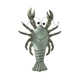 thumbnail image 1 of Rustic Metal Lobster Coastal Decor Wall Sculpture Large, 1 of 5