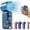 Blue, variant on AWANFI Portable Handheld Mini Fan Kids, Turbo Fan , USB Rechargeable Personal Fan, 6 Speed Wind, Display Electricity in Real Time, Cool Gift for Man, Blue