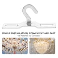 thumbnail image 2 of Shisuyan 10pcs Heavy Duty Ceiling Hooks For Hanging Lights And Plants Light Fixture Mounting Bracket Metal Hooks For Ceiling Decorations For Indoor And Outdoor Use, 2 of 9