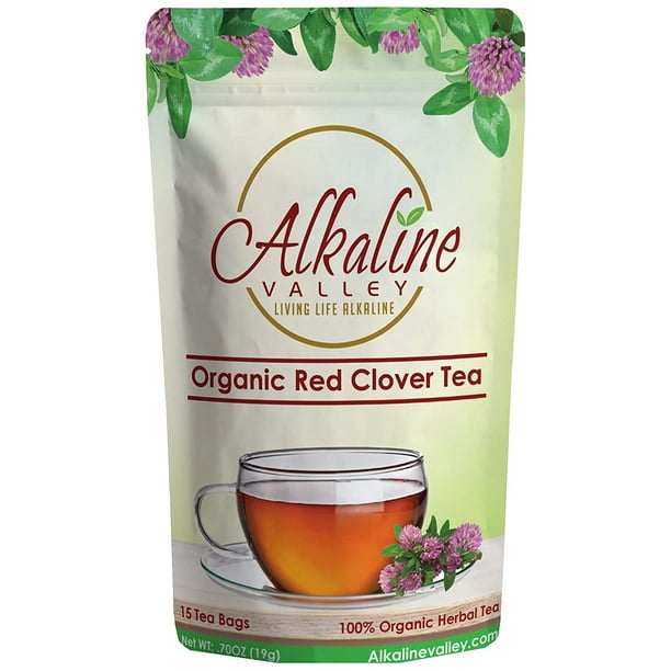 Organic Red Clover Tea 100 Alkaline 15 Unbleached/ChemicalFree