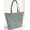 Teal, variant on Spring Flowers Tote Bag (Small Oval Tote) (Red)