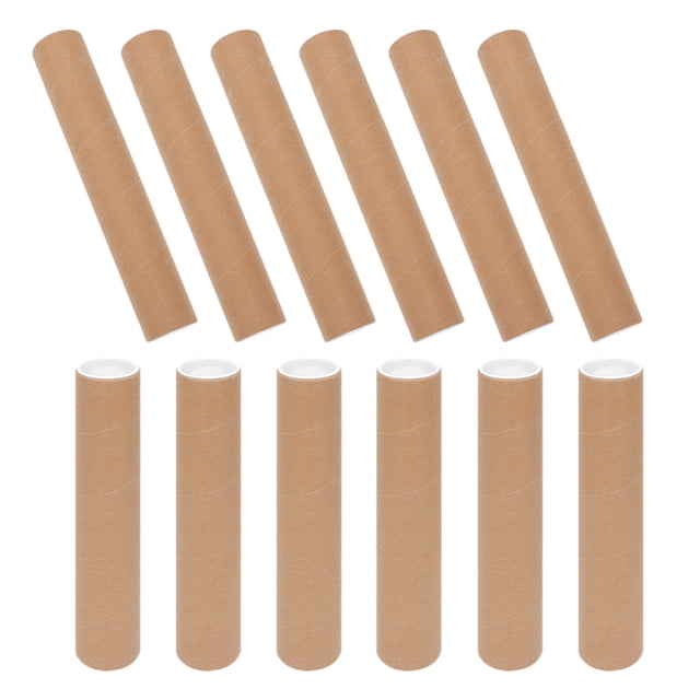 RENACLIPY 12Pcs Multi Functional Paper Poster Tubes for Storage of Posters Paintings and Documents