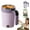 Purple, variant on Electric Coffee Mug with Built-in LCD Thermometer, Self Stirring Magnetic Auto Mixing Cup, Rechargeable 400ml Travel Mug for Coffee & Milk Tea