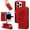 Red, variant on Allytechgroup Wallet Phone Case for iPhone 14 Pro Max with Credit Card Slot, PU Leather Flip Case with Lanyard for Women Girls Military Grade Drop Protection for iPhone 14 Pro Max, Purple