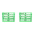 thumbnail image 1 of 50Pc Combined Transparent Drawer Storage Cabinet Detachable Green Parts Box Hardware Sorting Box, 1 of 2