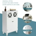 thumbnail image 6 of Costway Bathroom Cabinet Wooden Storage Cabinet Free Standing w/ Double Doors, 6 of 12