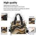 thumbnail image 4 of Herdesigns Gold Lunch Bag for Women Men Adult, Geometric Textured Large Insulated Reusable Lunch Box Leakproof Portable Cooler Tote Bags for Work Picnic Beach, 4 of 6