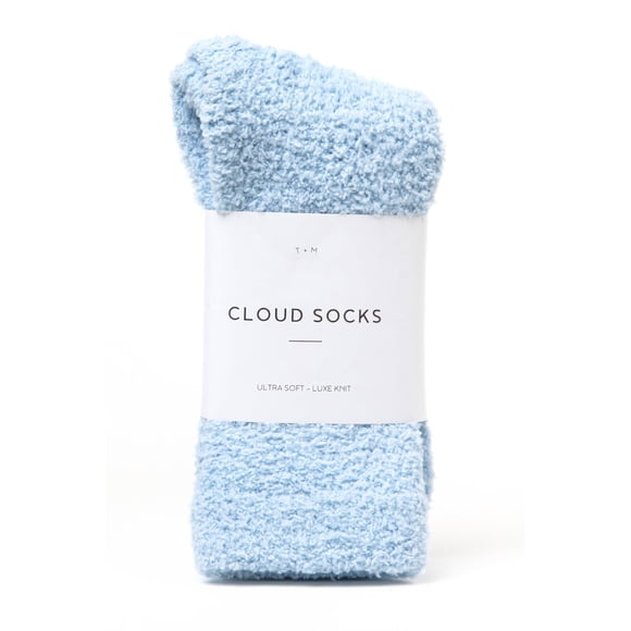 Calcetines Unboxme Gifts Cloud Ultra lujosos suaves azules, 1 par