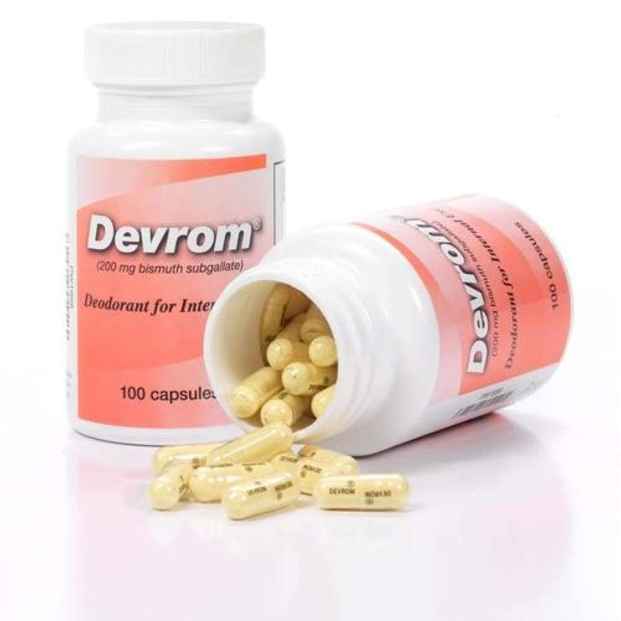 Devrom Flatulence Deodorizer and Internal Deodorant Form Capsules