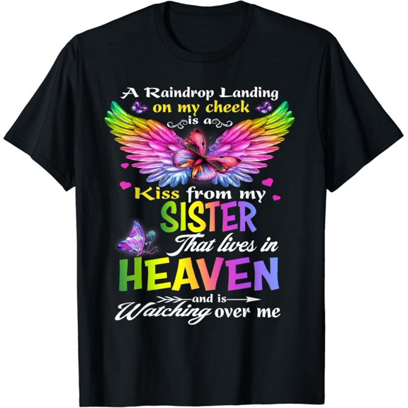 Sam Soft Missing My Sister My Angel In Heaven Memories, Lost Sister T-Shirt, Gift For Friend, Full Size S-5Xl