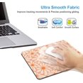 thumbnail image 4 of Cute Pink Mouse Pad, Daisy Flowers Mouse Pad, Aesthetic Modern Art Mousepad, Abstract Desk Decor, Anti Slip Rubber Base Orange Floral Mice pad for Computer Office Girl, 9 x 8 Inch, 4 of 6