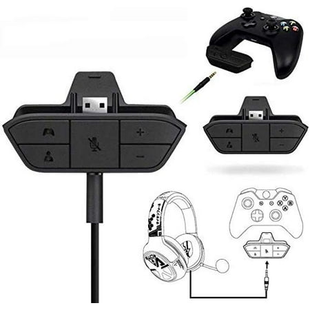 Best Stereo Headset Adapter Headphone Converter for Xbox One Game (Best Xbox Headset For The Money)