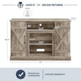thumbnail image 5 of BELLEZE TV Stand Media Entertainment Center - Veropeso (Ashland Pine), 5 of 7