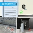thumbnail image 4 of AMIR Key Lock Box,Wall Mounted 4-Digit Combination Lockbox for Outside Waterproof Key Storage Lockbox for House Security LockBox for Indoor Outdoor, 4 of 11