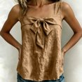 thumbnail image 5 of Msgweeeg Womens Summer Tops Sleeveless Solid Color Womens Shirts Square Neck Regular Fit Casual Vacation Summer Clothes, 5 of 8