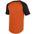 thumbnail image 2 of Augusta sportswear Men's Wicking Short Sleeve Baseball Jersey - 1508, 2 of 2