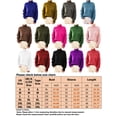 thumbnail image 3 of Frontwalk Sweaters For Women's Turtleneck Pullover Tops Solid Color Soft Comfy Cable Knit Sweaters Fashion Crewneck Jumper  Grey 2XL, 3 of 3