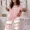 Pink, variant on Pajamas for Womens Letter Print Round Neck Short Sleeve Tops and Tie Dye Print Elastic Waist Loose Fit Pants Casual Loungewear Set Blue-M