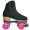 Pink Wheels, variant on Atom Quad Outdoor Roller Skates - Vista Nylon Women's Outdoor Package (Wheels: Pulse Lite 78A)