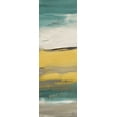 thumbnail image 2 of Loreth, Lanie 9x18 Black Ornate Wood Framed with Double Matting Museum Art Print Titled - Flatlands Teal III, 2 of 4