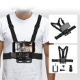 thumbnail image 1 of Soporte de clip de pecho ajustable para teléfono inteligente Vlog Photo Camera Belt Strap Mount, 1 of 5