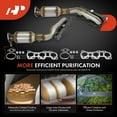 thumbnail image 6 of A-Premium 2-PC Front Left and Right Exhaust Manifold Catalytic Converter with Gasket Kit Direct-Fit Compatible with Toyota Tacoma 2012 2013 2014 2015 4.0L, E.P.A. Compliant, 6 of 9