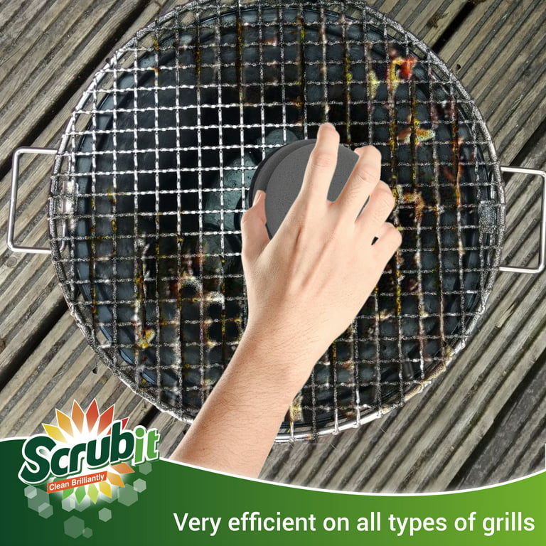SCRUBIT Grill Cleaning Brush - Bristle Free BBQ Cleaner with Heavy