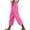 Pink, variant on Diufon Women's Cargo Pants Elastic High Waist Drawstring Lounge Pants 3/4 Solid Color Pants with Pockets