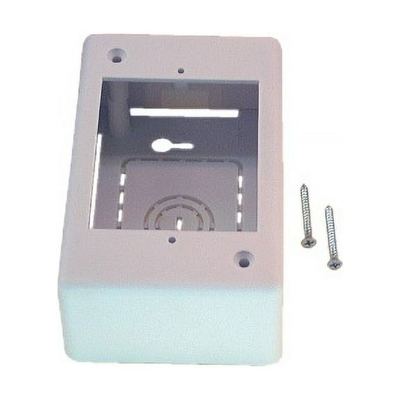 IEC WM1401 Single Gang Surface Mount Deep (1.85 inch deep) Box White