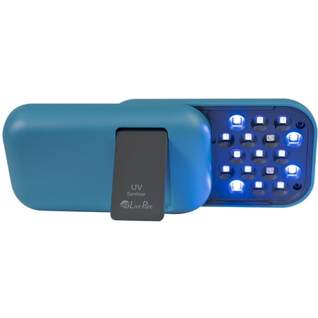 UPC: 0850009545770 | LivePure Portable UV-Sanitizer  Handheld UV Disinfectant Device with Rechargeable Battery and Medical Grade UVC Technology  Teal
