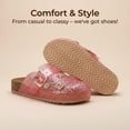 thumbnail image 5 of bebe Women’s Clogs – Comfortable and Cute Clogs for Women, Easy Slip on Shoes, 5 of 8