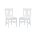 thumbnail image 3 of Linon Davis Ensemble de Deux Chaises pour Enfants en Bois Blanc, 3 of 10