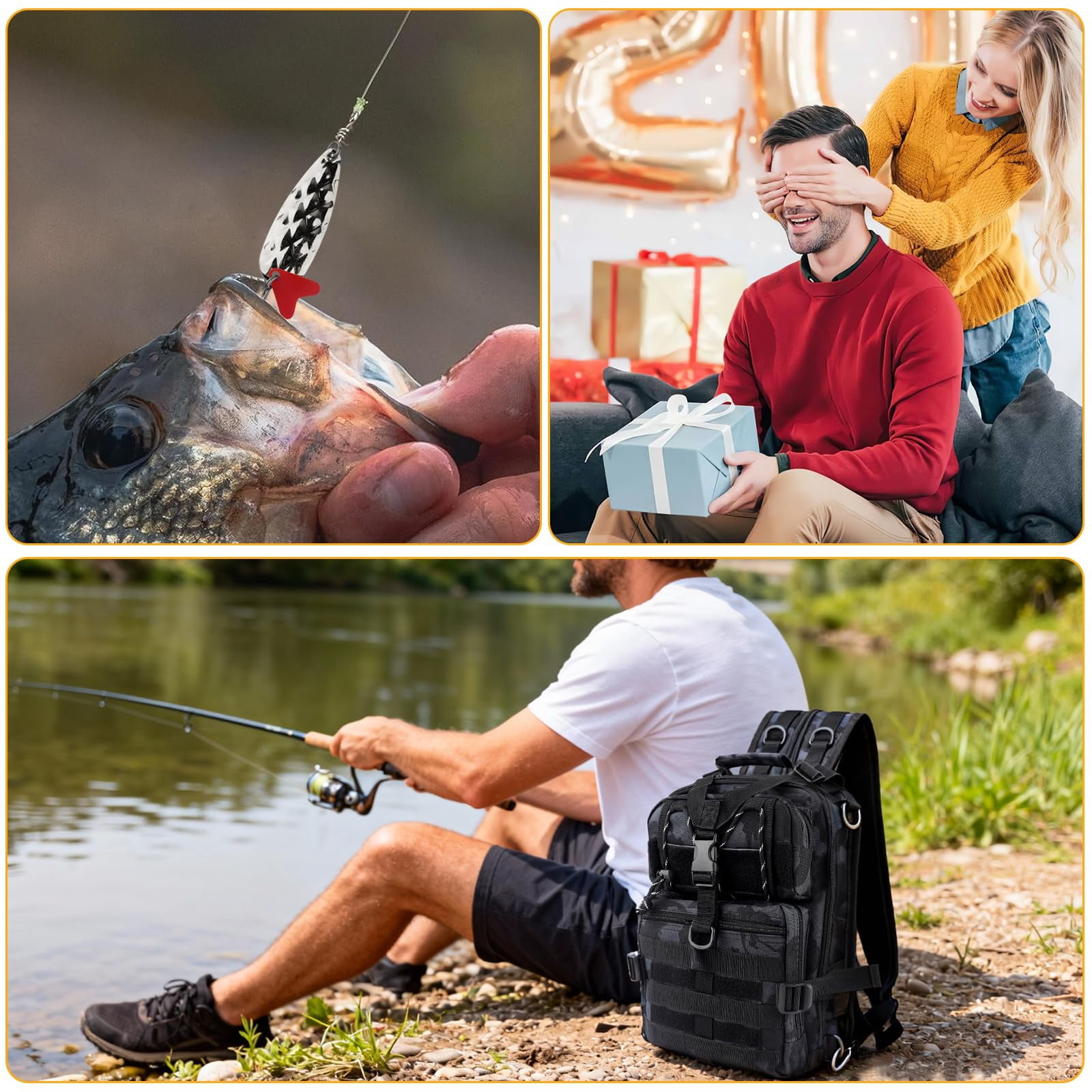 139pcs Tackle Box Backpack Fishing With Accessories Bag Tool Kit Fish Pliers Salt Water Set For Men Women Gifts (black Scorpion)