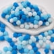thumbnail image 1 of XmhyTop-A Suministros para manualidades: 200 pompones esponjosos de 1,5 cm, para decorar fiestas, manualidades, fiestas navideñas, adornos navideños, color azul., 1 of 5