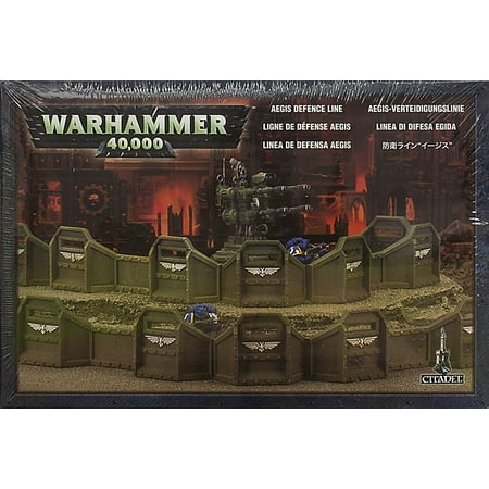 Imperial Aegis Defense Line Planetstrike Warhammer 40k This Kit Comes Unpainted And Requires Assembly By Games Workshop - 