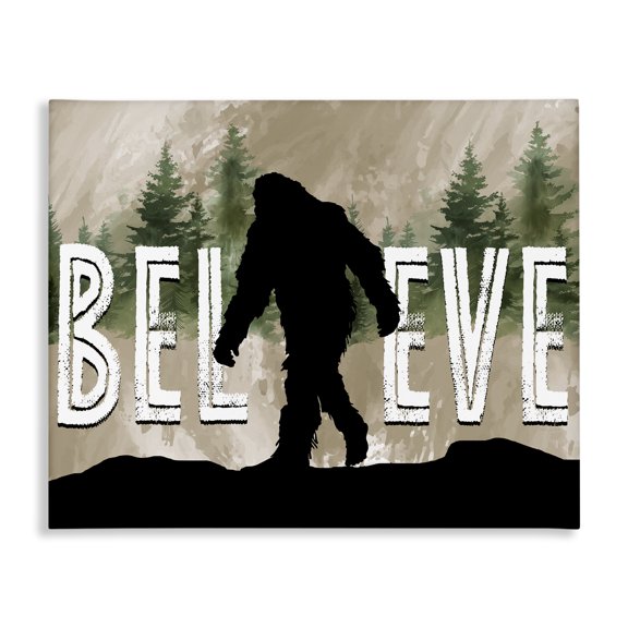 Stupell Industries Traditional Believe Rustic Mythical Creature Canvas Art, 20 x 16, by Nicole DeCamp