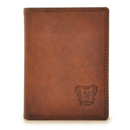 - Pratesi Mens Italian Leather Bruce Galleria Corsini Bruce Vertical Bifold Front Pocket Wallet In Brown