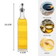 thumbnail image 2 of Botella dispensadora de aceite de oliva para cocina, juego de dispensador de aceite y vinagre de vidrio transparente de 17 oz, dispensador de jarabe de café, 2 of 6