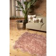 thumbnail image 3 of Luxe Gordon Faux Sheepskin Octo Rug | 6'x6', 3 of 3