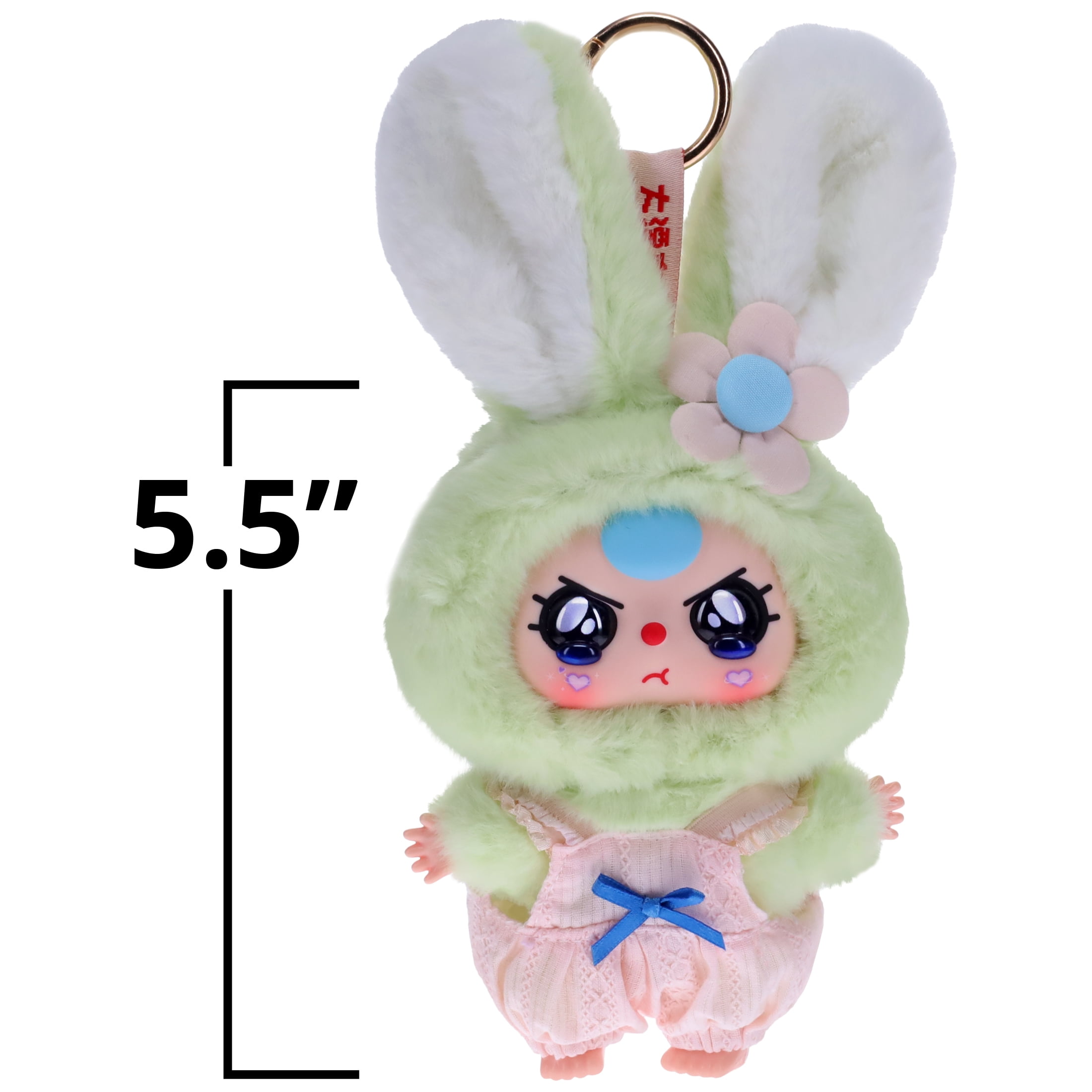 Baby Three Collectible Mystery Plush - Blind Box Surprise Toy - Macaron Cute Bunny Plush Collection - Includes 1 Random Character