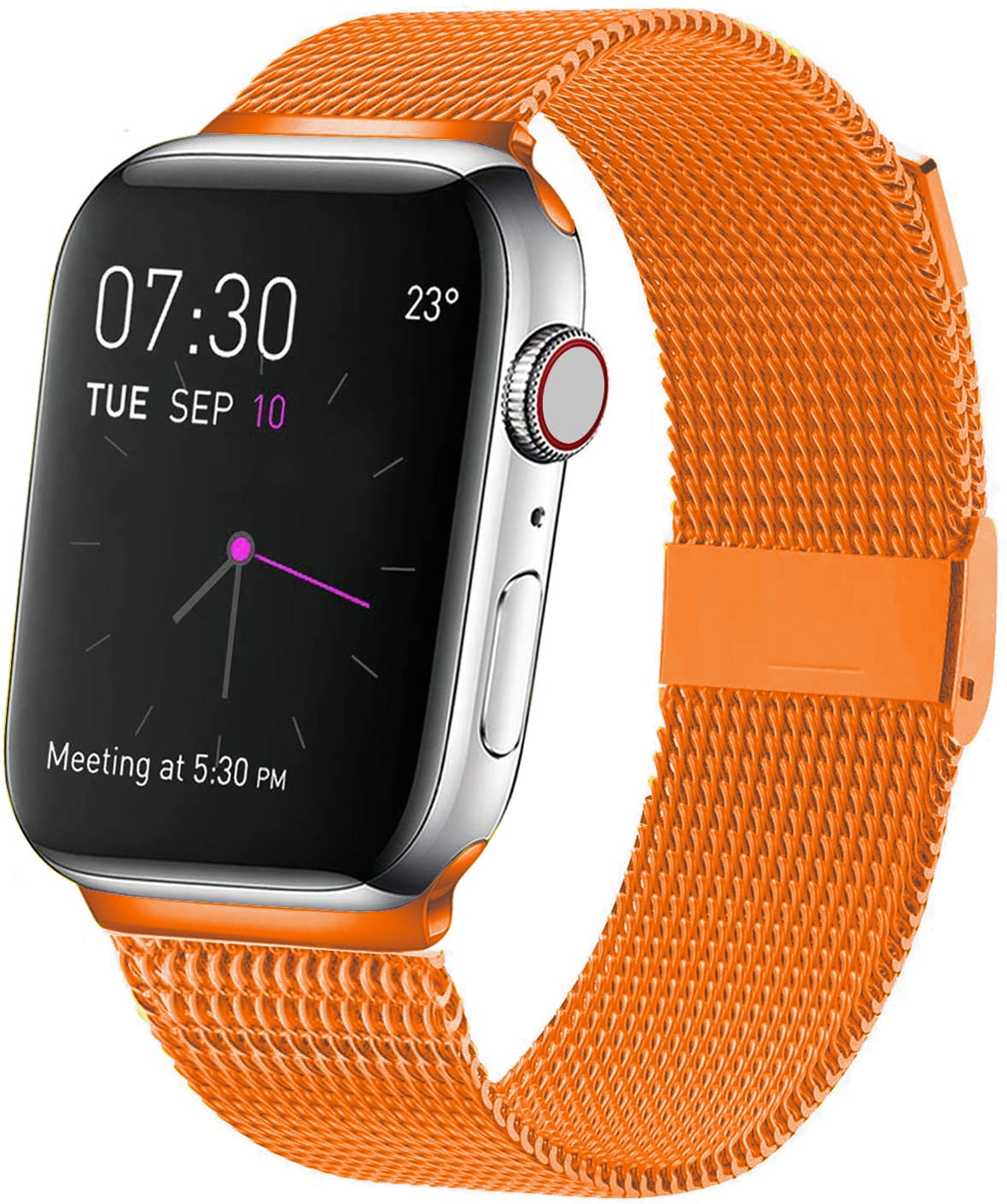 orange apple watch 4