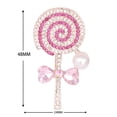 thumbnail image 4 of Segolike 6xCute Candy Brooch Pin Dress Jewelry Collection for Christmas Wedding Xmas Pink 6 Pcs, 4 of 8