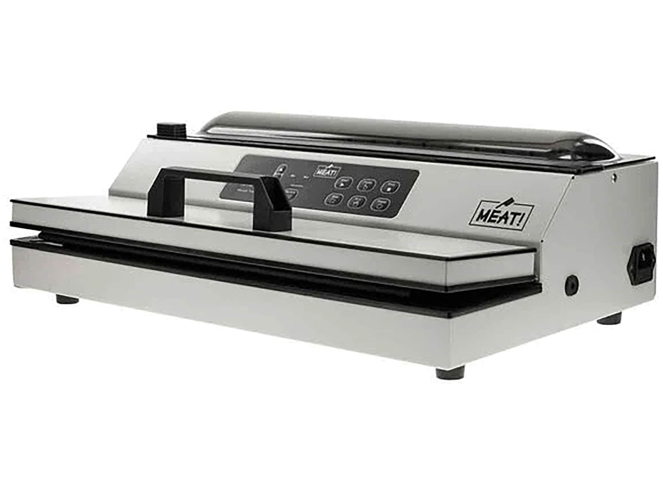 MEAT! External Vacuum Sealer 16" with Built-In Cutter, Commercial-Grade Seal, for Preserving Dry and Moist Food