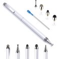 thumbnail image 1 of Stylus for Touch Screens - Penyeah DIY 4-in-1 High Sensitivity and Precision Disc Stylus Pen, Universal for iPad, iPhone, Tablets All Capacitive Touch Screens with 4 Replacement Tips - White, 1 of 6