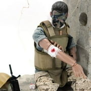 EROCK 1/6 Special Force Wounded Soldier Action Figure Army Action Figures Playset Toys