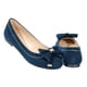 thumbnail image 3 of Zapato Flats Balerina Casual Niña Mujer T-24 Color Dzn Marino 124 Kuali Shoes Piso Comodos, 3 of 5