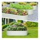 thumbnail image 1 of Kojooin Juego de Camas de Jardín Elevadas Galvanizadas Ovaladas 2 Maceteros de Metal de 4,5x2x1 Pies con Base Abierta, Camas Elevadas para Exteriores para Verduras, Flores, Fácil Montaje, 1 of 6