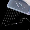 thumbnail image 4 of 5/50PCS Beading Needles Seed Beads Needles Big Eye DIY Beaded Collapsible Beading Pins Open Needles for Jewelry Making Tools, 4 of 5